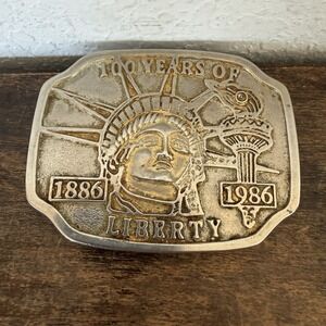 Vintage Belt Buckle 1986 Statue of Liberty 100 Years of Liberty 1886 - 1986